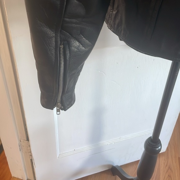 Motorcycle jacket black leather Wilson’s leather vintage - Picture 7 of 15